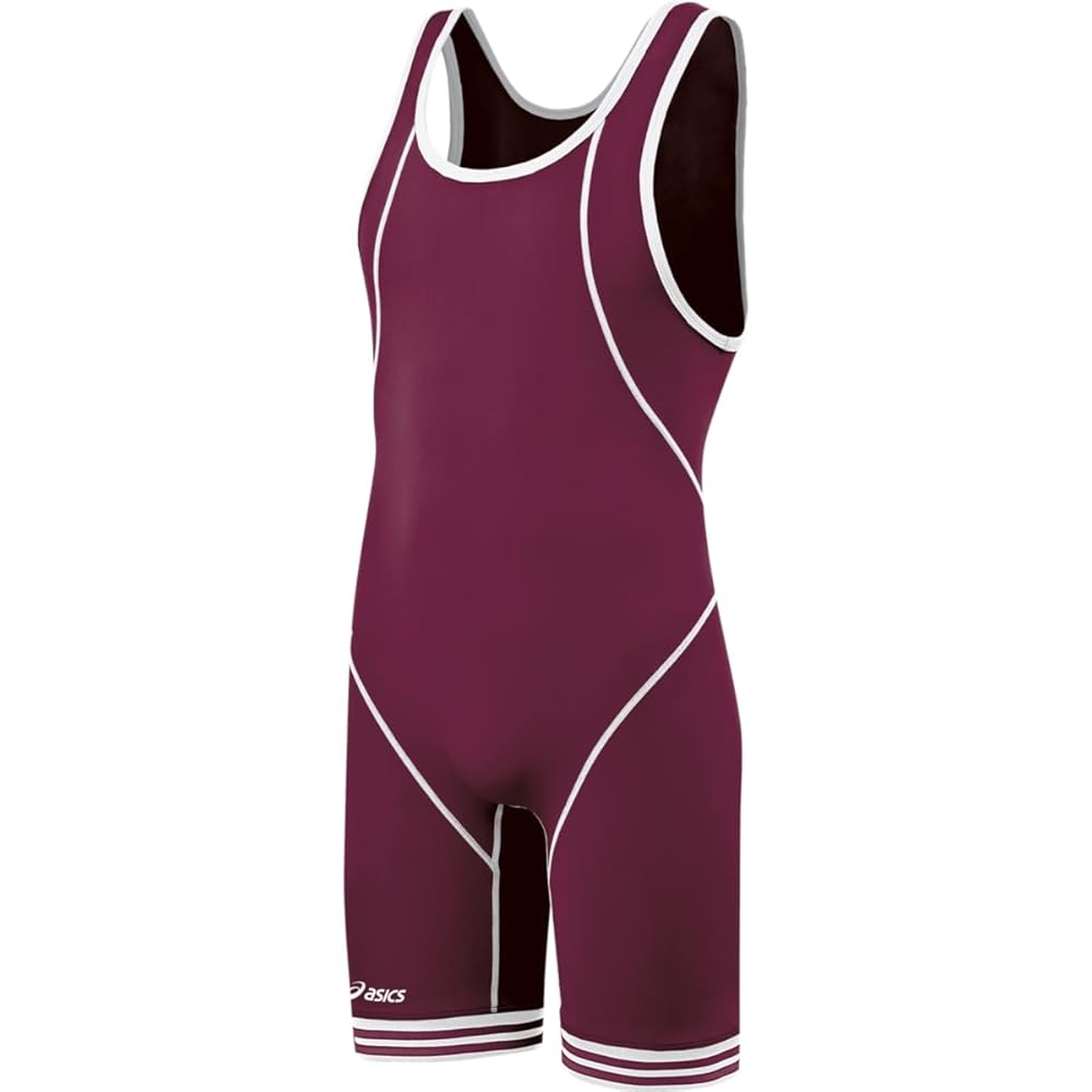 【新品】asics singlet W small Amazon.com : ASICS Men's Snap Down Wrestling Singlet (Red